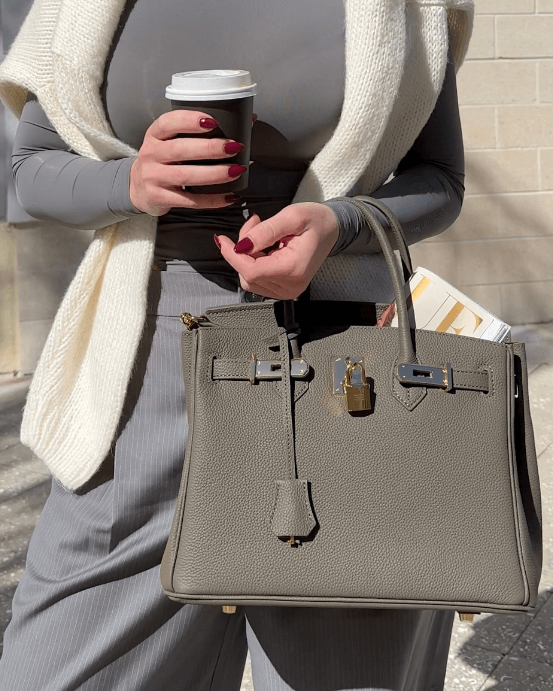 Bag - Sophisticated Leather Bag for Modern Elegance